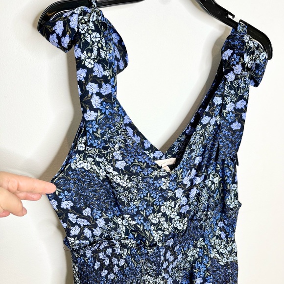 Rebecca Taylor ‘Ava’ Floral Smocked-Waist Silk Playsuit - Picture 6 of 14